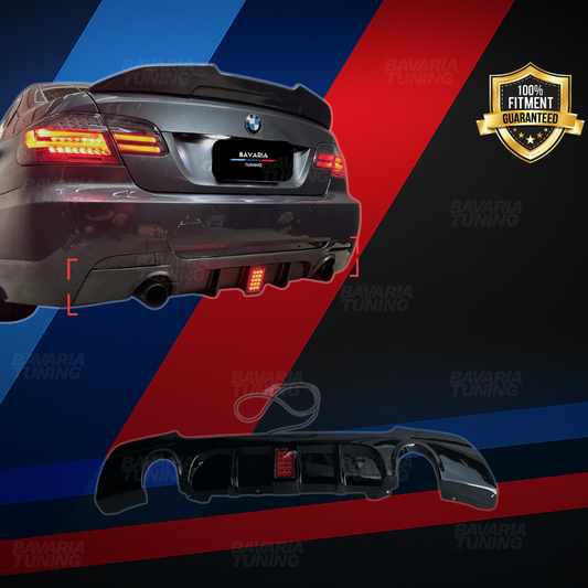 335 Оребрен Дифузьор с Ф1 стоп за BMW E92 E93