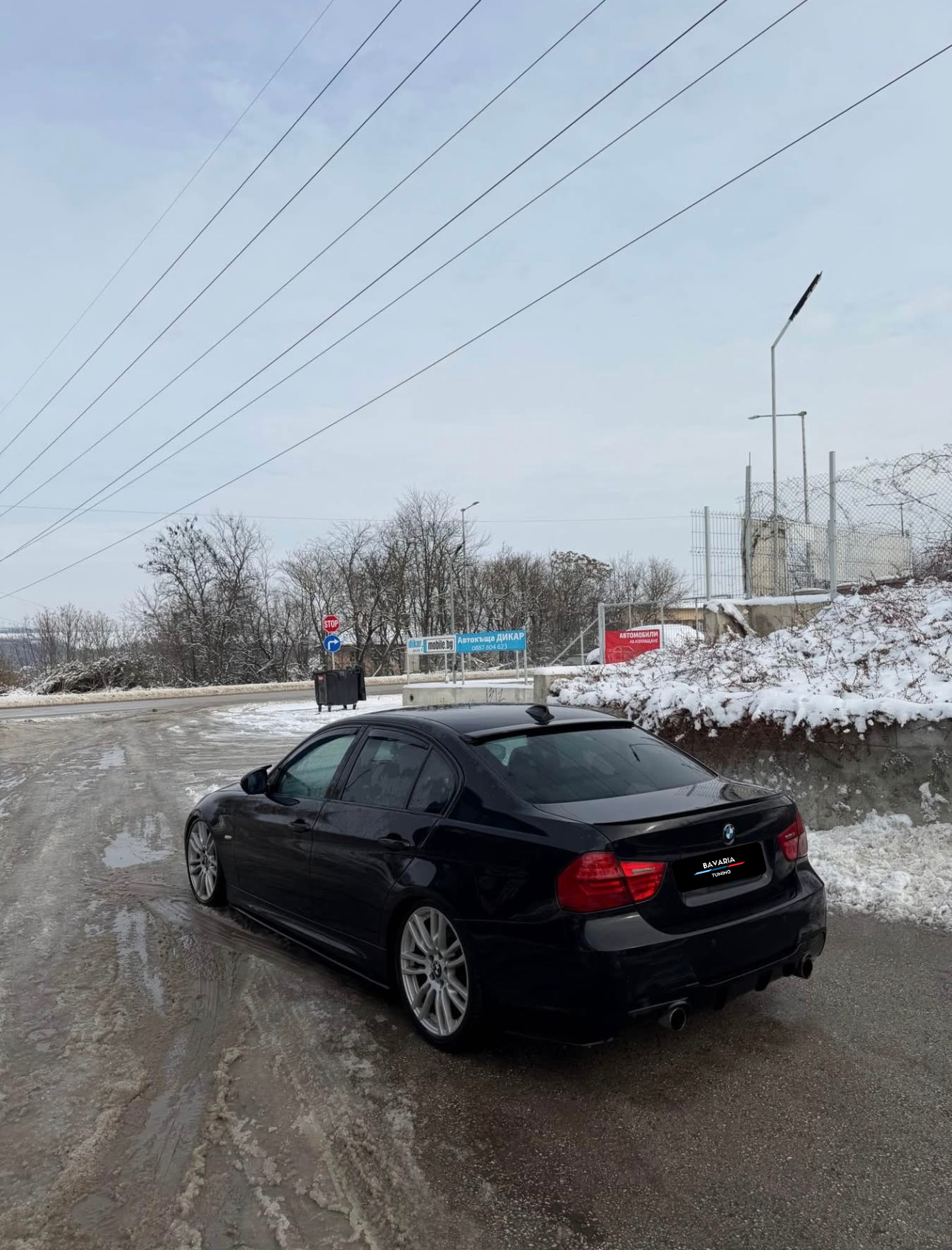 Малък MP спойлер за багажник BMW E90